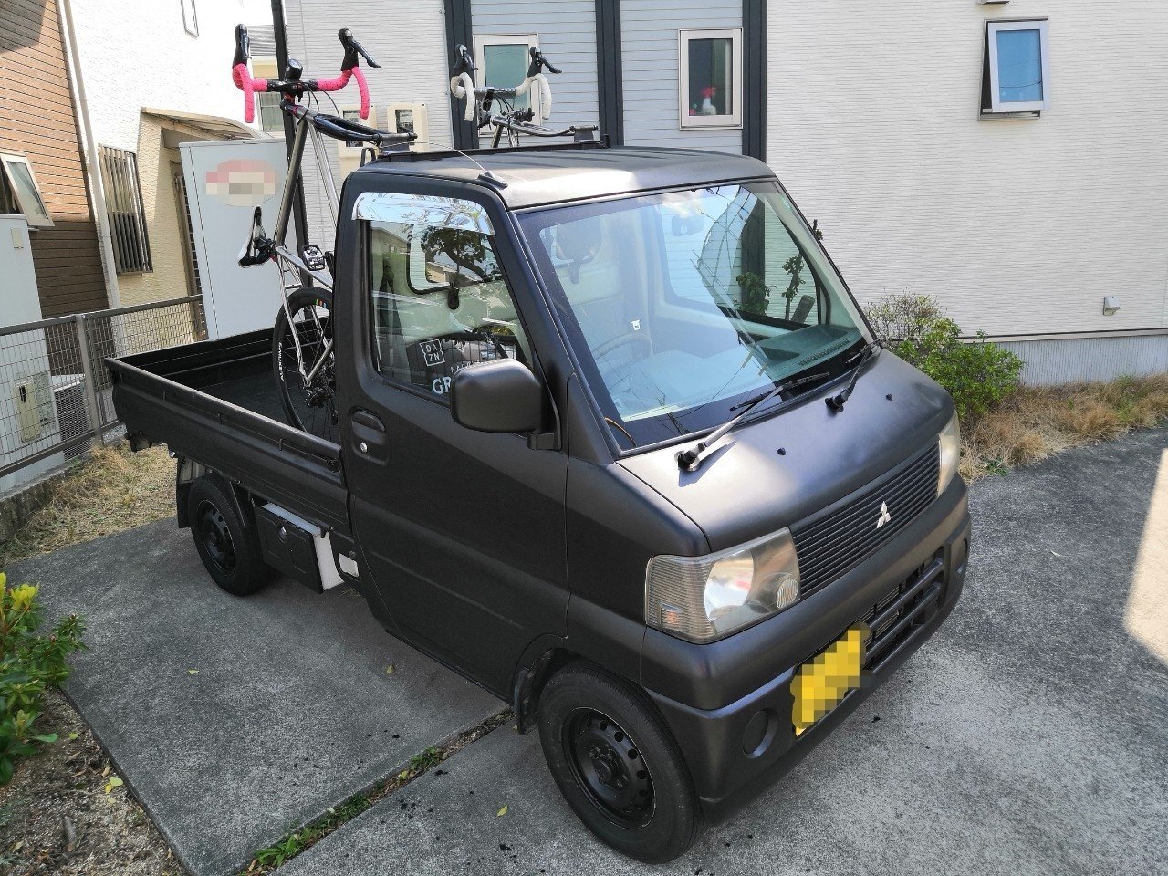 軽トラdiy 自転車キャリアの錆止め Dan Kobayashi Note