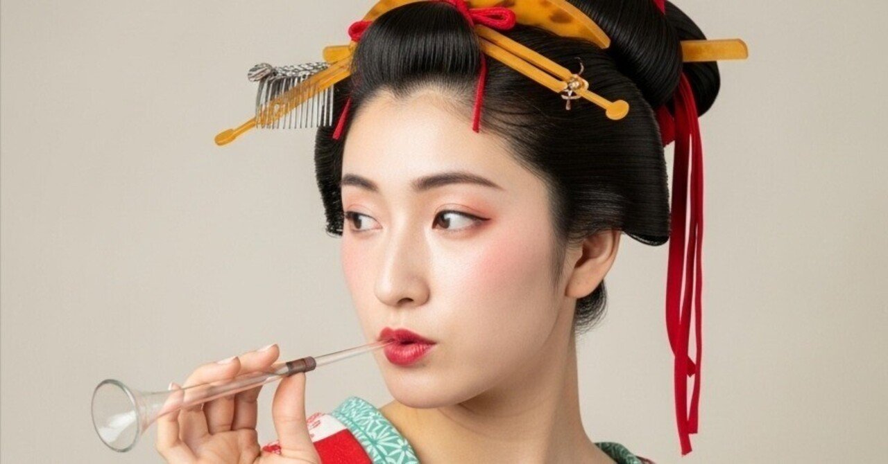 浮世絵美人図を写実的に再現～これがなかなか難しい（プロンプトも公開