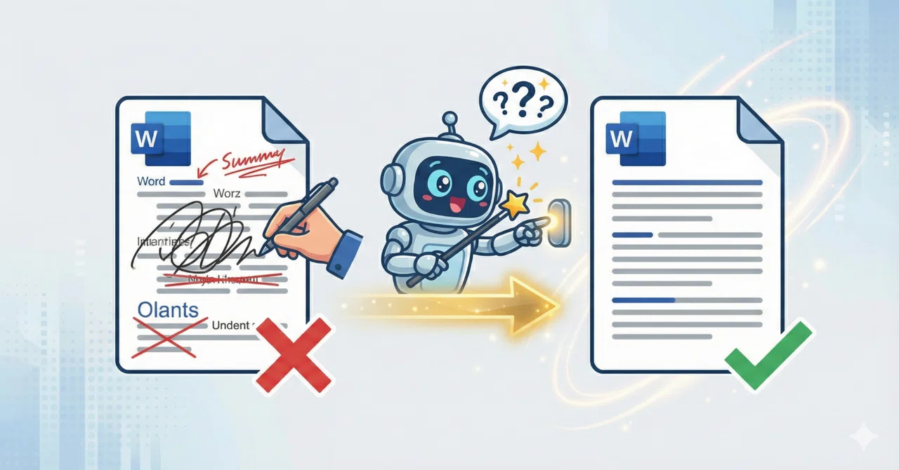 Verification! Can Generative AI Format Word Files with Messy ...