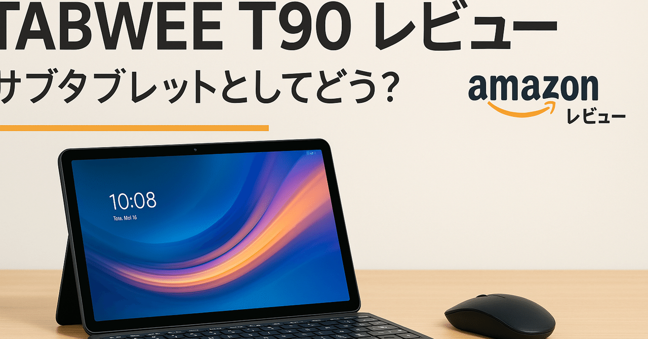 TABWEE T90 WiFiモデル｜付属品全部入りで17,000円狙いのサブタブ