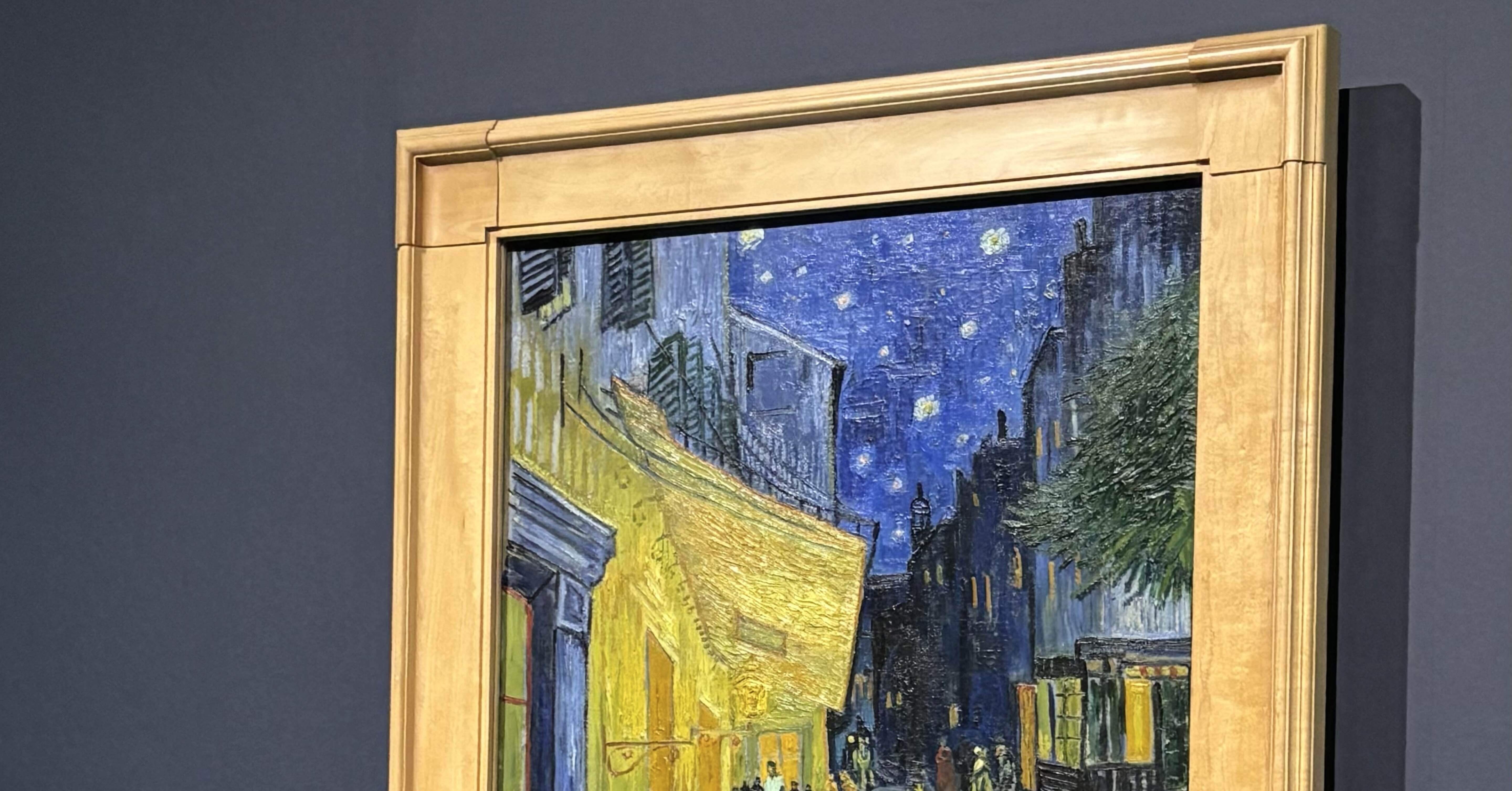 ゴッホの描く絵画から｜ほうじ茶ラテ