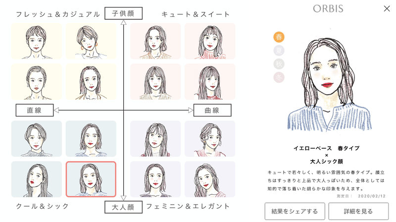 顔 タイプ 診断 アプリ