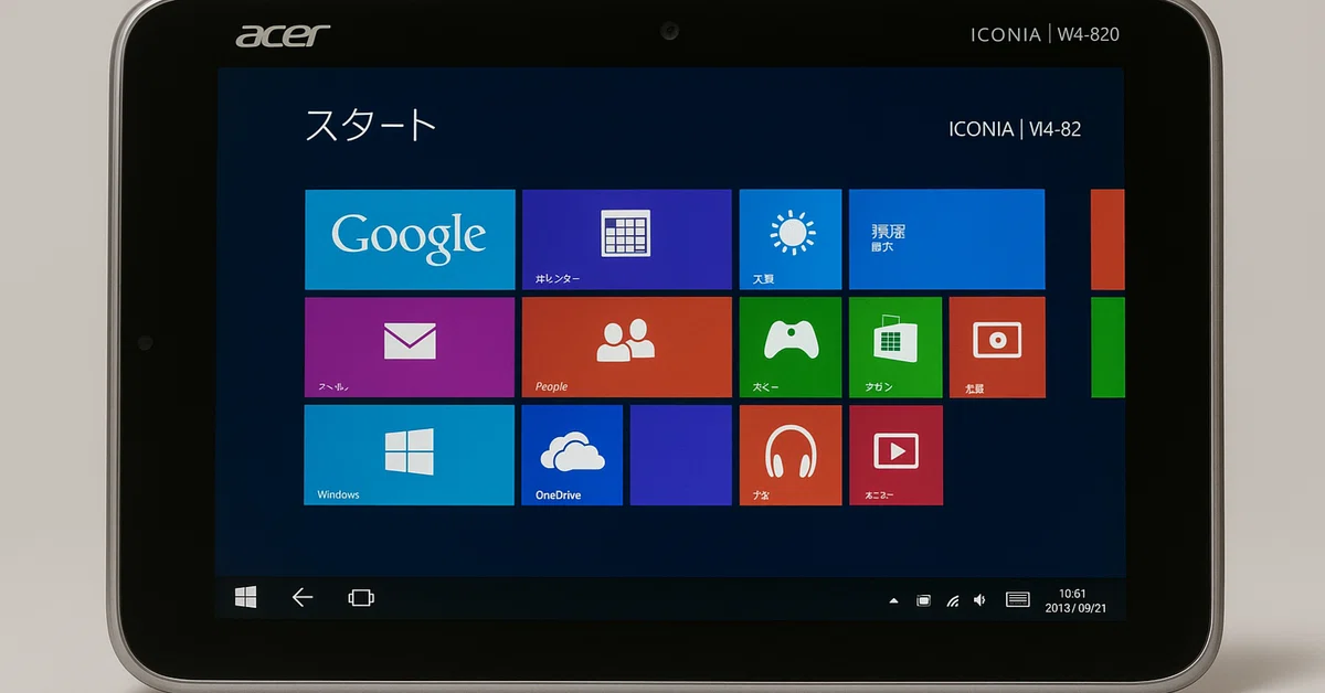 2013年製タブレットPC Acer Iconia W4-820pにLinuxをインストール