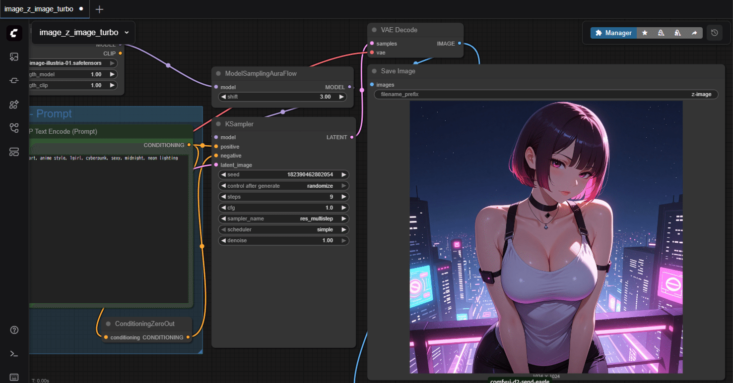ComfyUI Z-Image-Turbo いろいろLoRA｜Yuki
