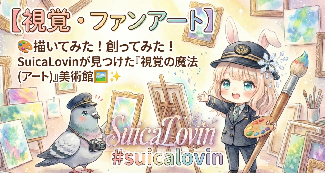 創作大賞2026 #エッセイ部門 🐇💓🕊️Suica Lovin｜Suicaの新キャラ