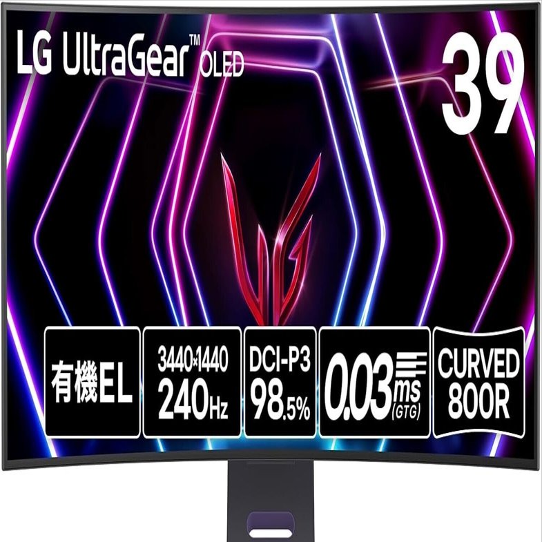 LG UltraGear OLED 39GS95QE-B徹底レビュー：VGP 2024受賞39インチ曲面