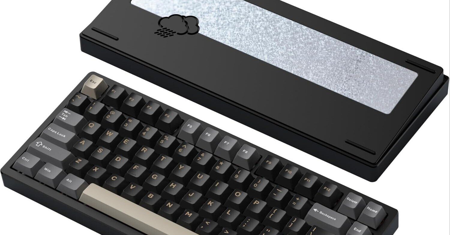 WOBKEY Rainy 75キーボード(Pro系モデル 黒):究極の打鍵音と高性能 WOBKEY Rainy 75キーボード(Pro系モデル 黒):究極の打鍵音と高性能