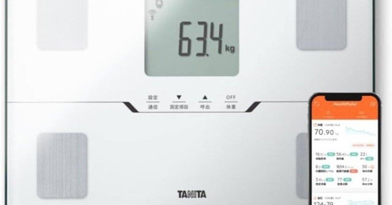 健康管理・計測計 Niiina 健康管理の新しいパートナー！タニタのスマホ連動体重体組成計を手に