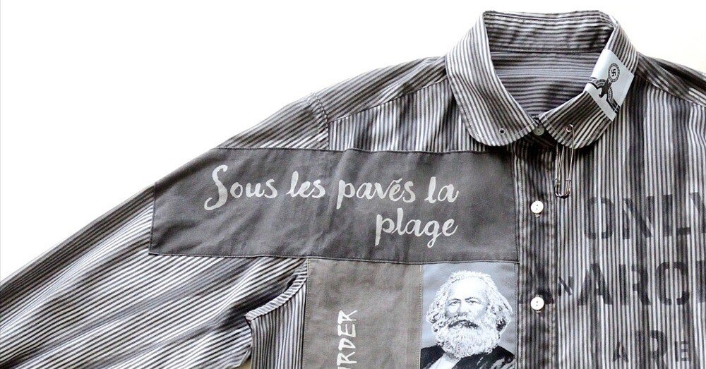 アナーキーシャツ046-monochrome：「完全なモノクロ」。｜t.n.A.f.t.