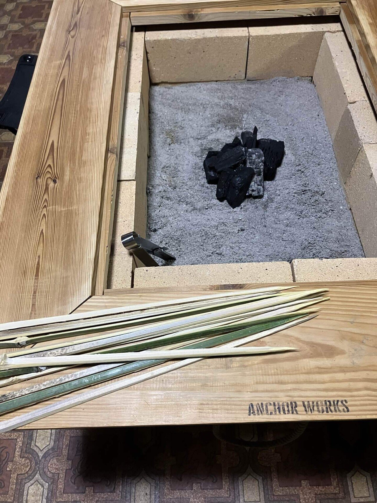 移動式囲炉裏できましたー！｜kaho🌞明治元年の古民家暮らし🪵