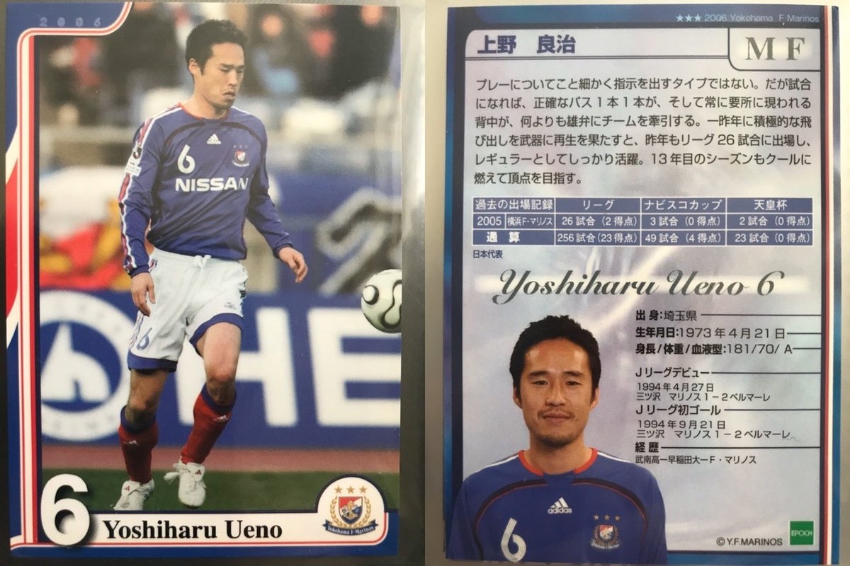 マッチデーカードの思い出 2006 そして買うのをやめた理由｜今野隆之