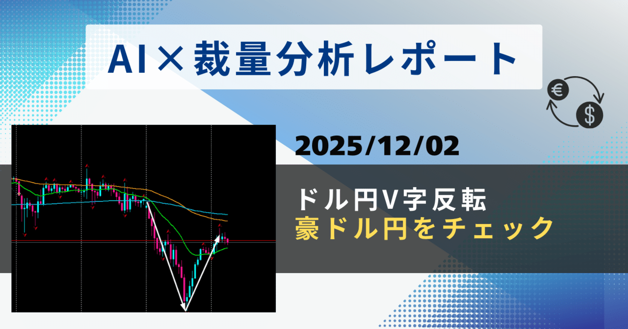 2025/12/02】みんな大好き？豪ドル円をチェック｜AI裁量ハイブリッドFX観測所