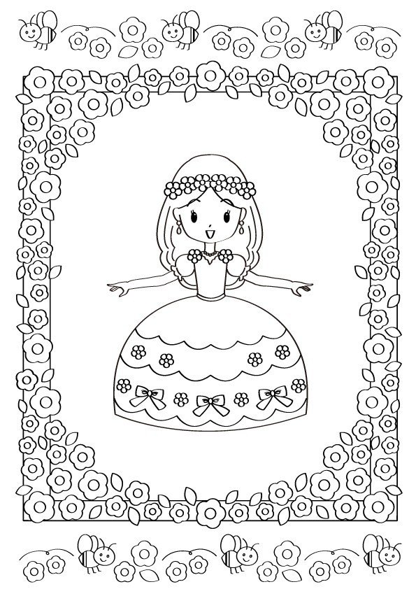 フリー素材 ぬり絵1 かなてん Note