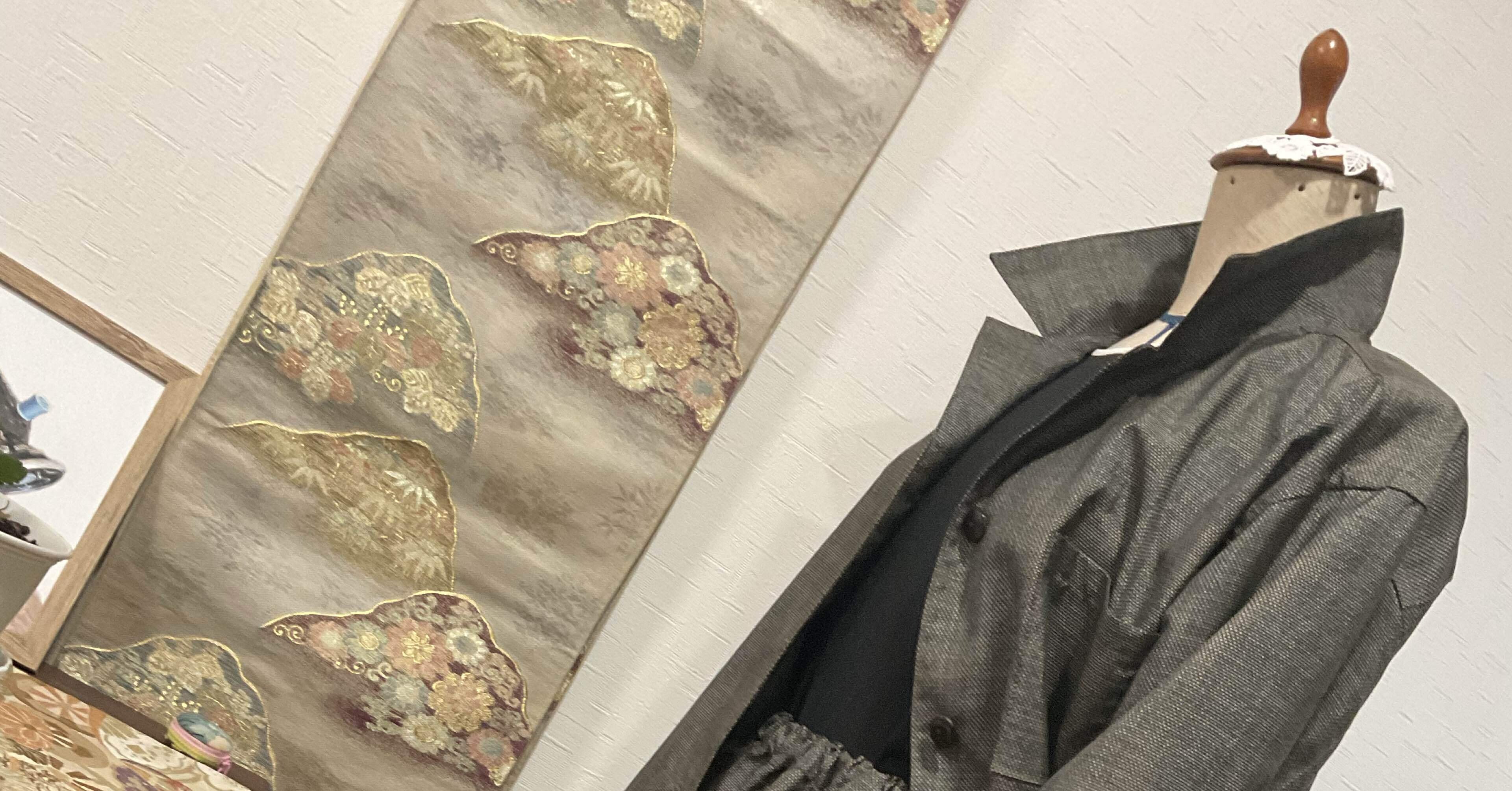 のんこ❣️の着物リメイク👘コーナー🥰131 7マルキ大島紬から