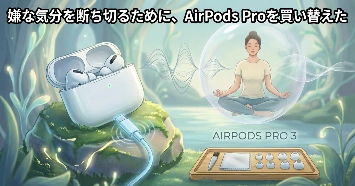 嫌な気分を断ち切るために、AirPods Proを買い替えた｜前多昌顕