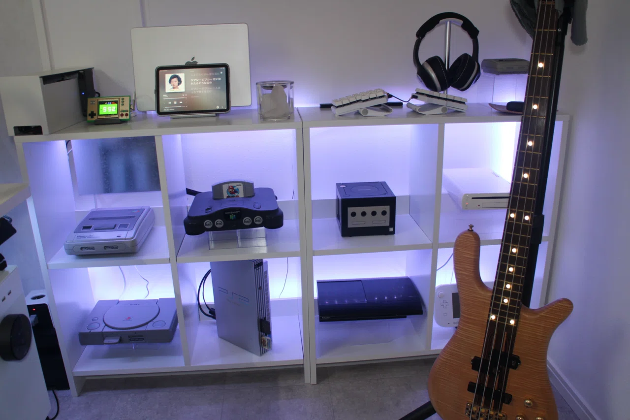 私のレトロゲームラックができあがるまで｜ほしのだいすけ