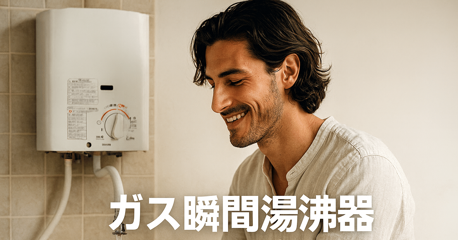 ガス瞬間湯沸器｣のおかげで温かいお湯で手が洗えて最高に幸せ！｜けい