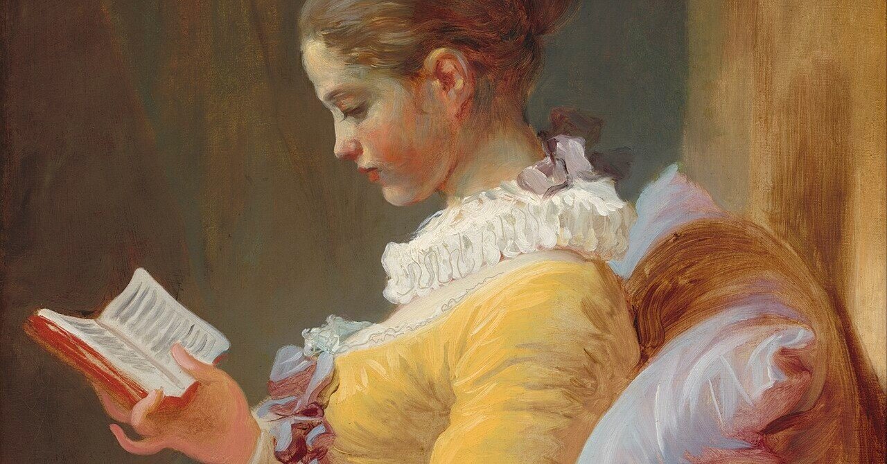 📖 フラゴナール《読書する少女》――静かな知性、揺れるリボン｜The