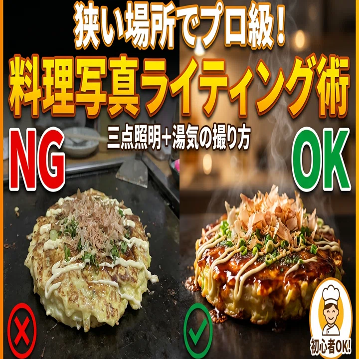 三点照明の本質と食品撮影における光学的アプローチ｜No.M'z映像制作所
