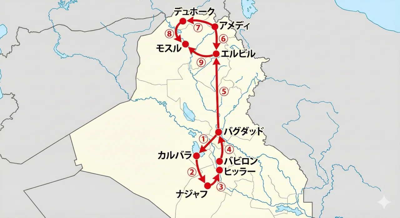 イラクからの土産物４点 イラク🇮🇶1人旅行 ①バグダッド到着(2回目)｜金融マントラベラー