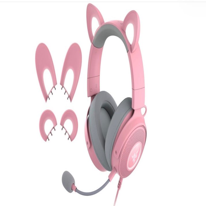 Razer Kraken Kitty V2 Pro（Quartz ピンク）レビューまとめ】ウサギ