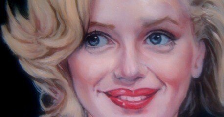 一日一絵（22）マリリン・モンローを描く｜都志良三