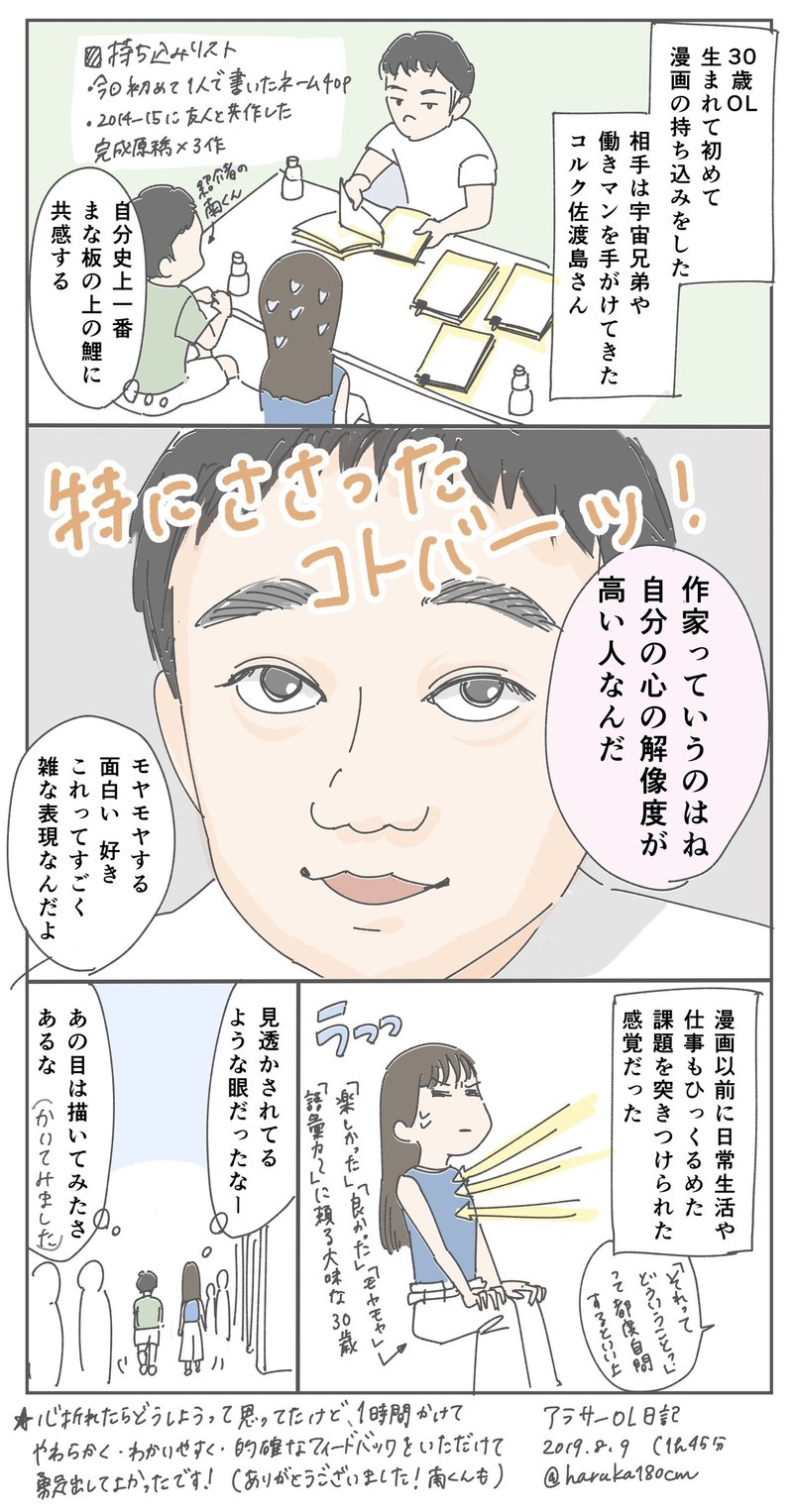 大人になってもマンガは描ける 30代会社員が コルクラボマンガ専科 を受講して はるか180cm 漫画描く会社員 Note