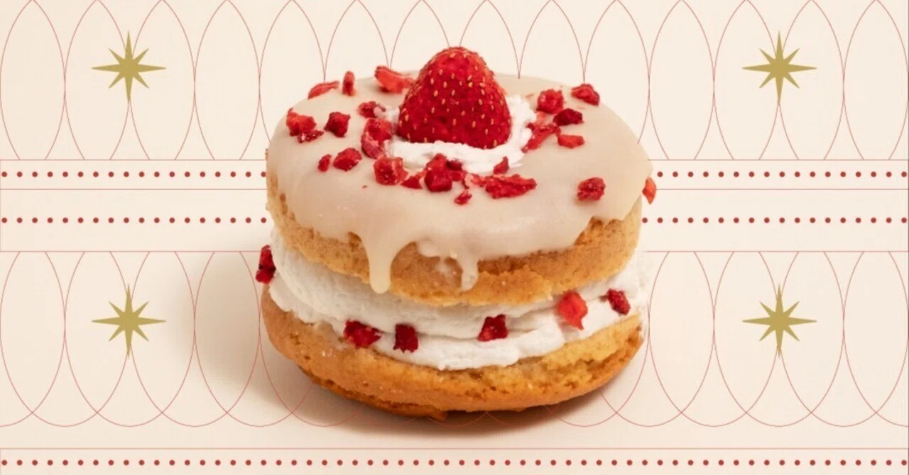 新発売】ショートケーキをそのままVEGANドーナツに！「CHRISTMAS