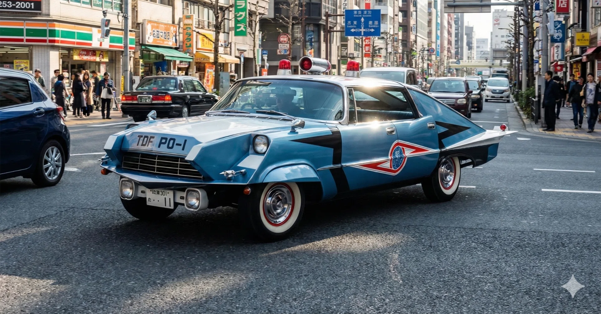 劇中車】ウルトラセブンTDF PO-Ⅰ（フジミ）｜積みプラ大好きオヤジ