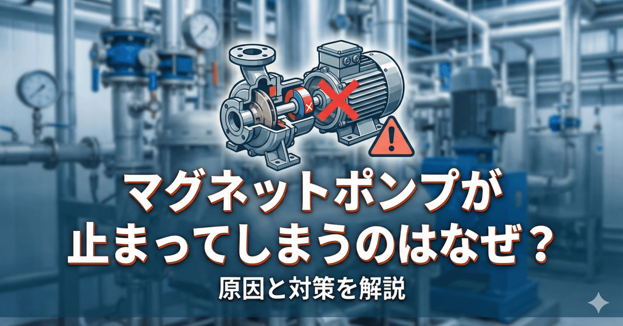 マグネットポンプが止まってしまうのはなぜ?