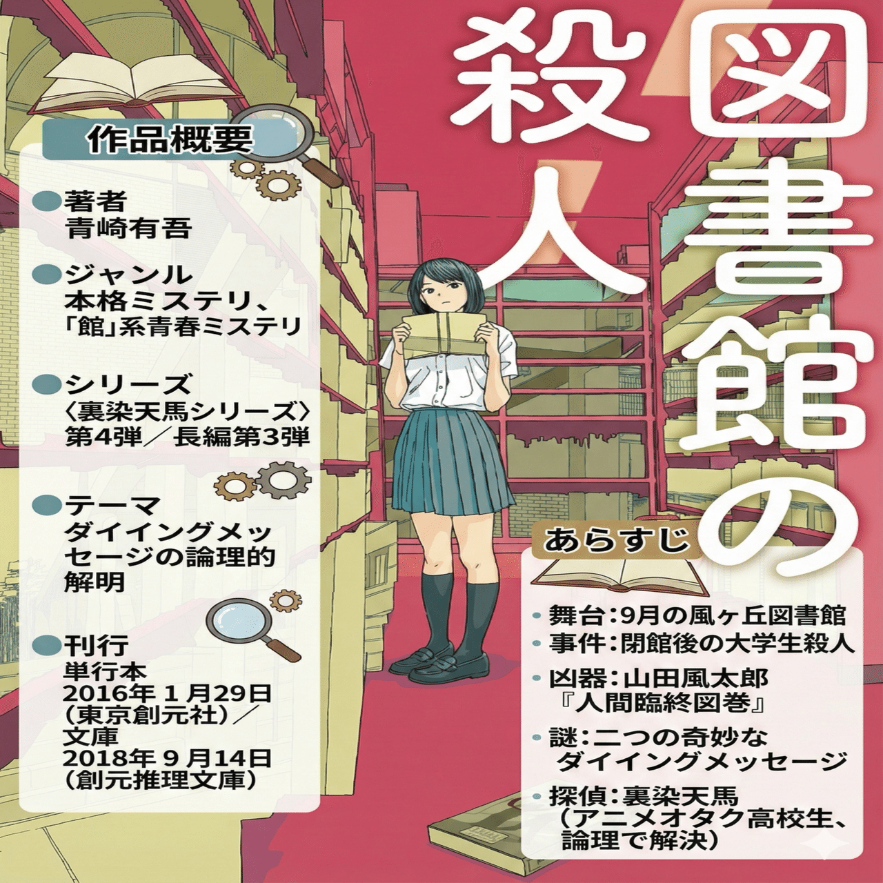 続きは…：読書録「図書館の殺人」｜鈴麻呂