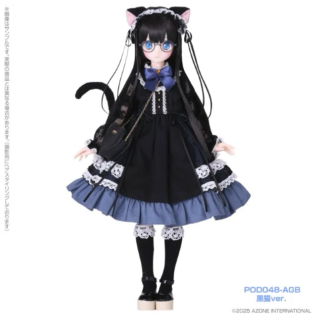 黒髪姫カット❣️おくちが猫ちゃんむにゅくち❣️メガネっ娘