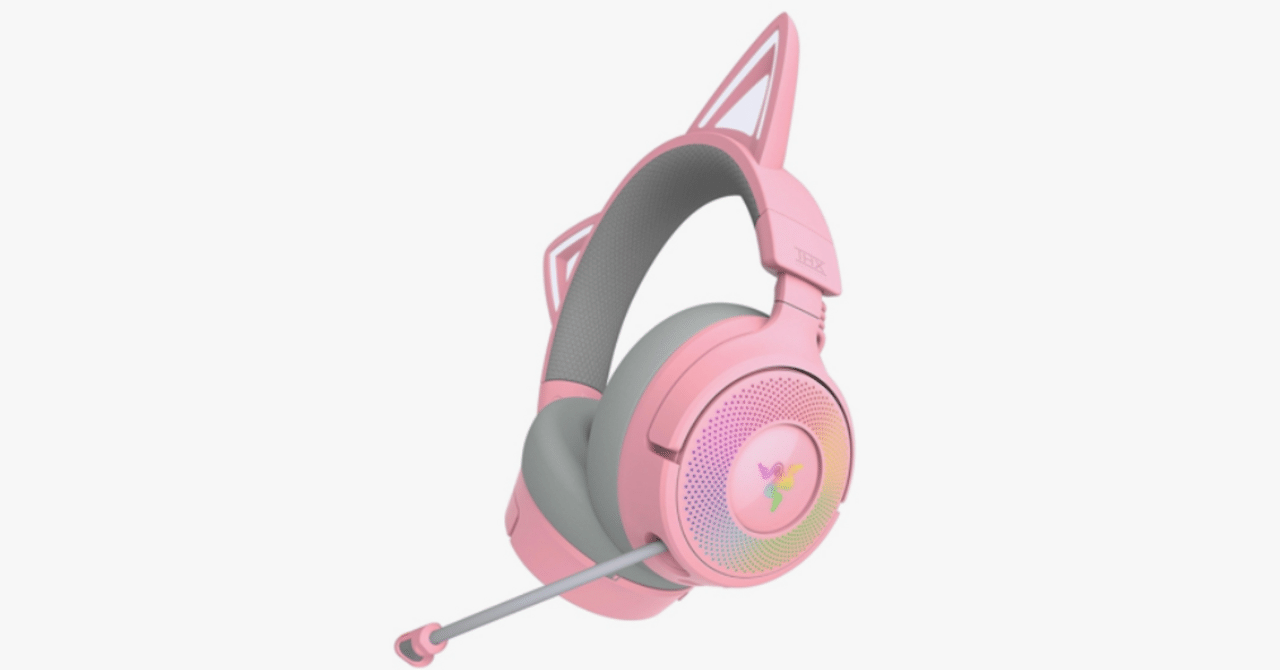 Razer Kraken Kitty V3 Pro Quartz Pink Edition ワイヤレス