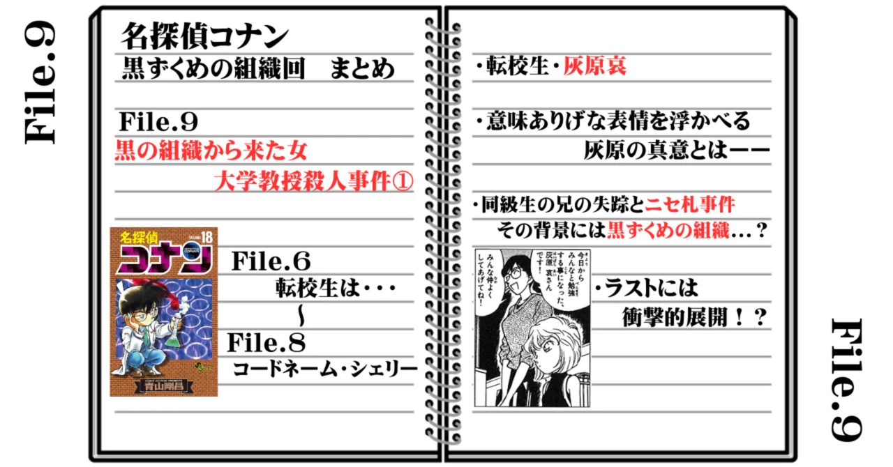黒の組織から来た女 大学教授殺人事件①】 ついにきた！！灰原哀｜そん