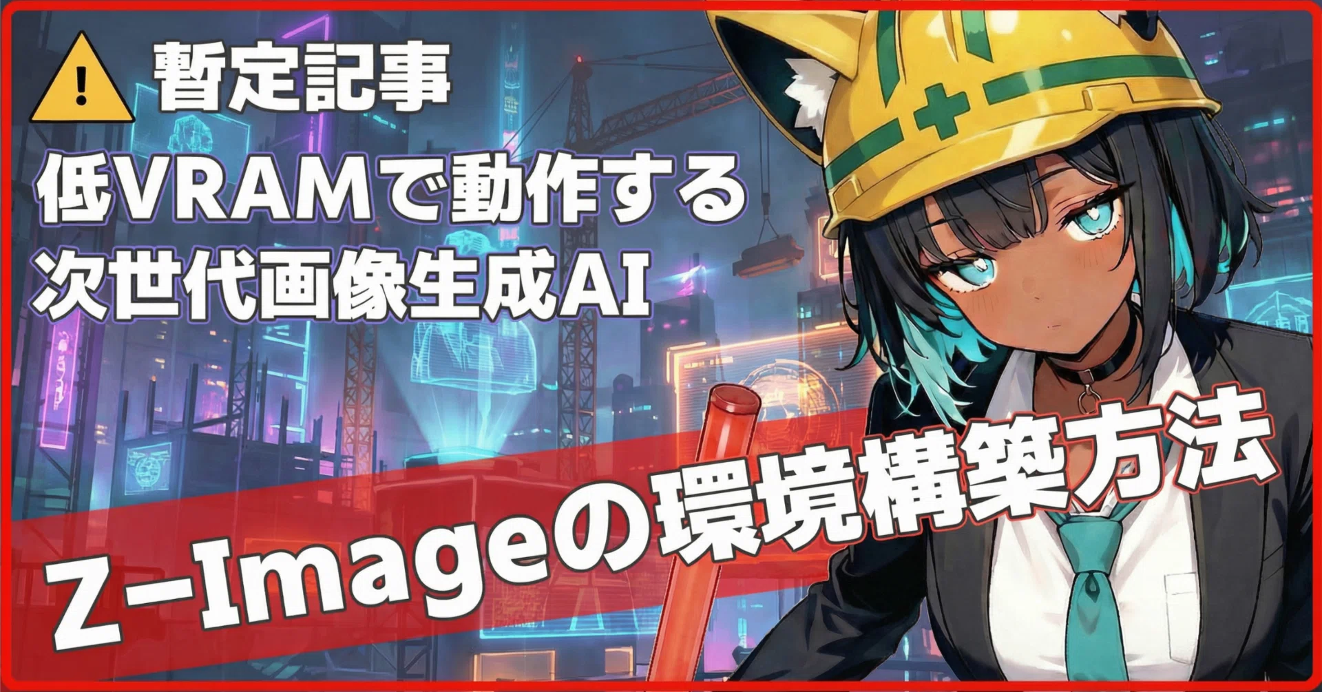 VRAM難民朗報】低VRAMで動作するZ-Imageの環境構築【ComfyUI】｜カズヤ