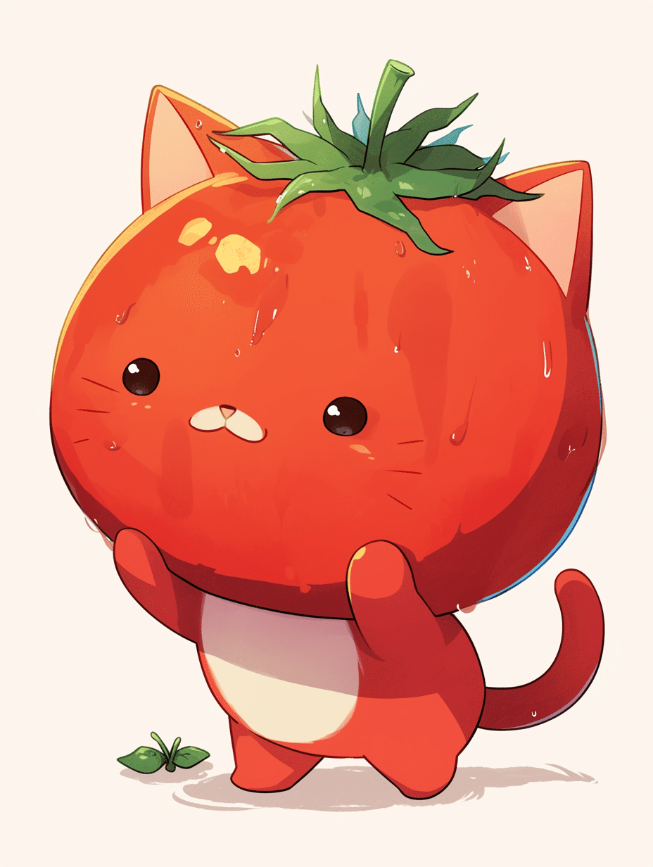 トマトにゃんの日常【No.0】｜miwa