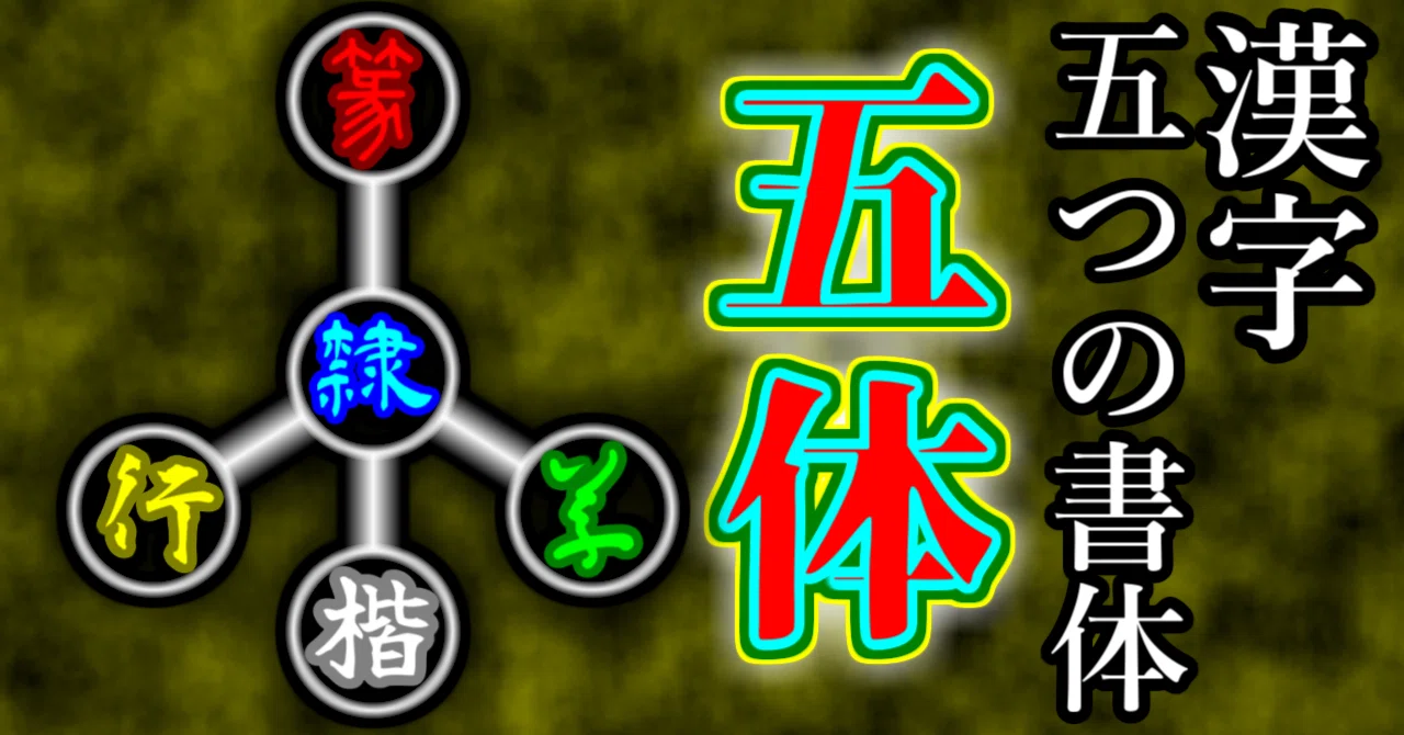 五体 | 漢字に就いて｜ロクフ