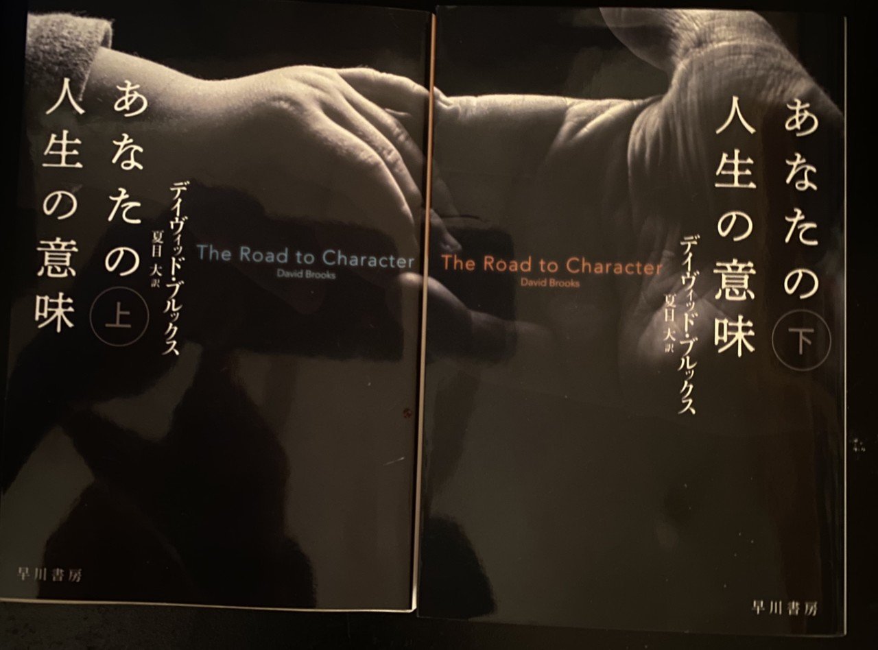 あなたの人生の意味 (The Road to Character) - ディビット・ブルックス｜安川新一郎 BRAIN  WORKOUT〜人工知能（AI）と共存するための人間知性(HI)の鍛え方〜