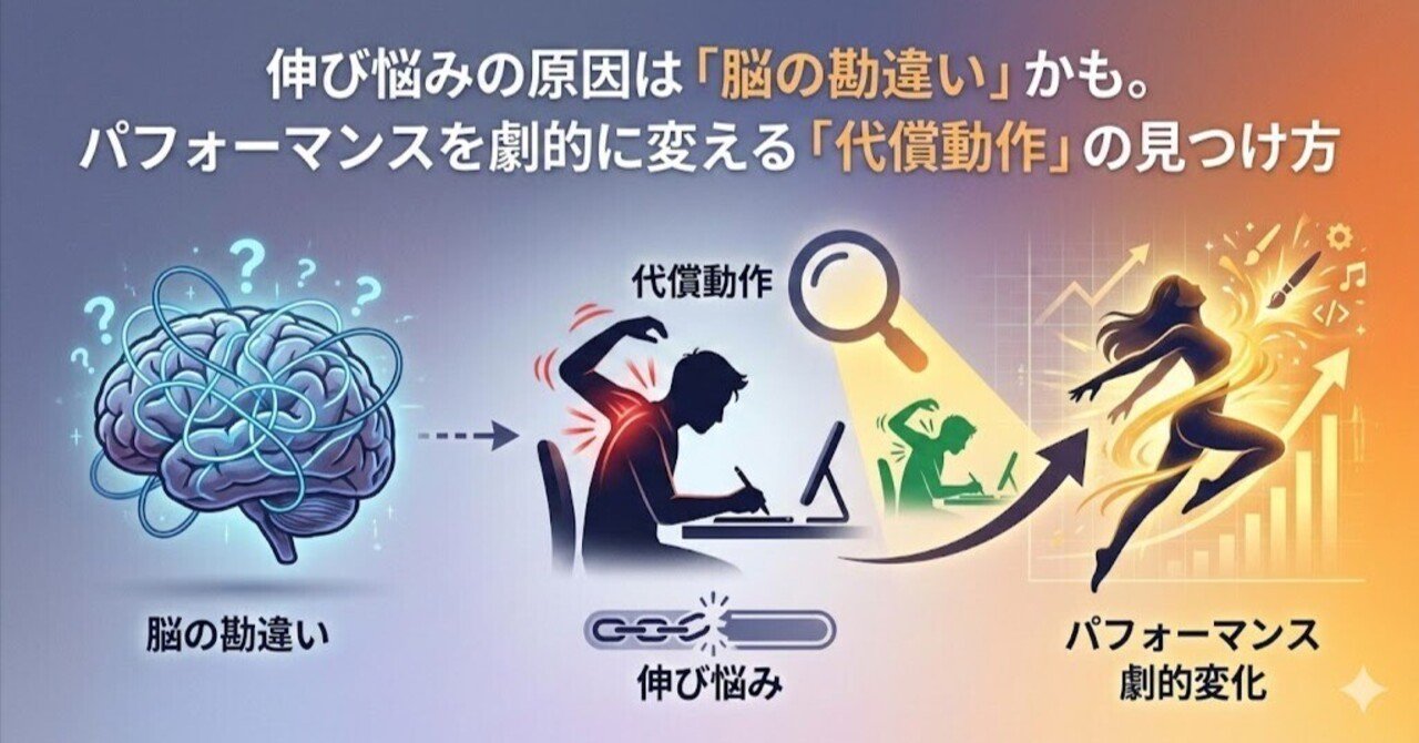 伸び悩みの原因は「脳の勘違い」かも。パフォーマンスを劇的に変える「代償動作」の見つけ方｜All Days Sports