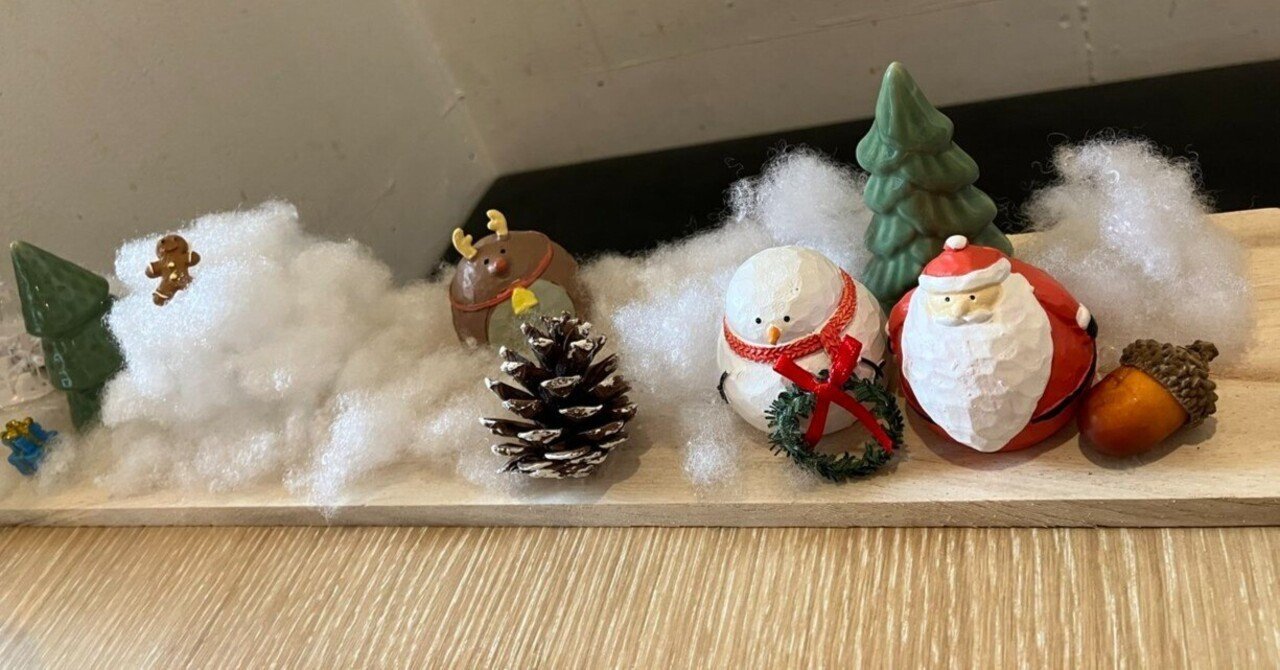 サカノウエカフェさんに久々。クリスマス満喫しつつかき氷。｜多利田