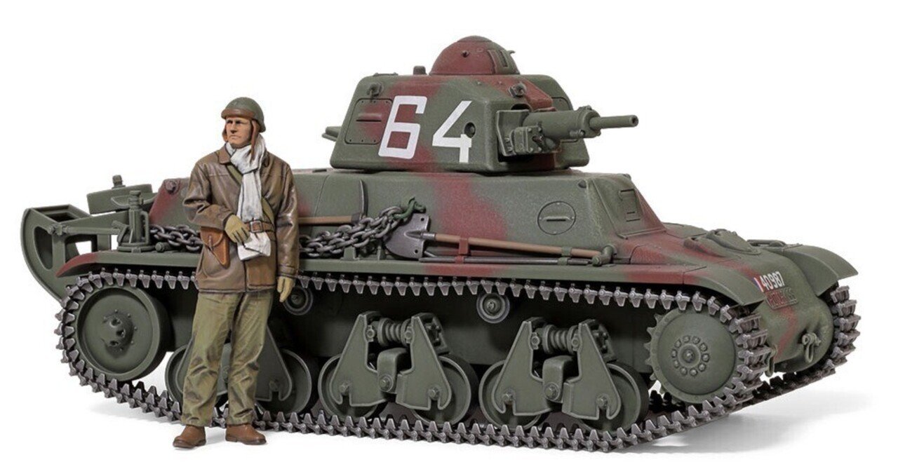 タミヤ模型1/35 フランス軽戦車 H39の魅力｜藤谷 庸介 (模型案内人）