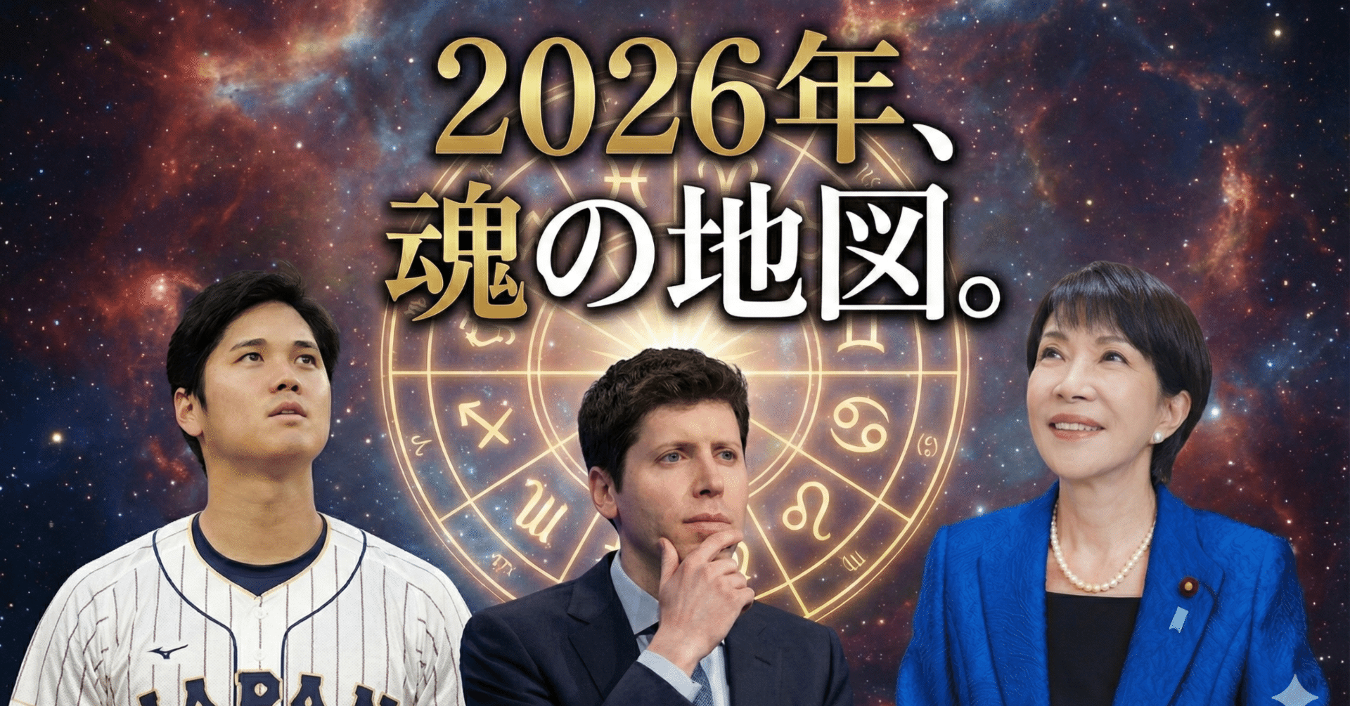 AIが大谷翔平・サムアルトマン・高市総理も鑑定】金運・恋愛・健康