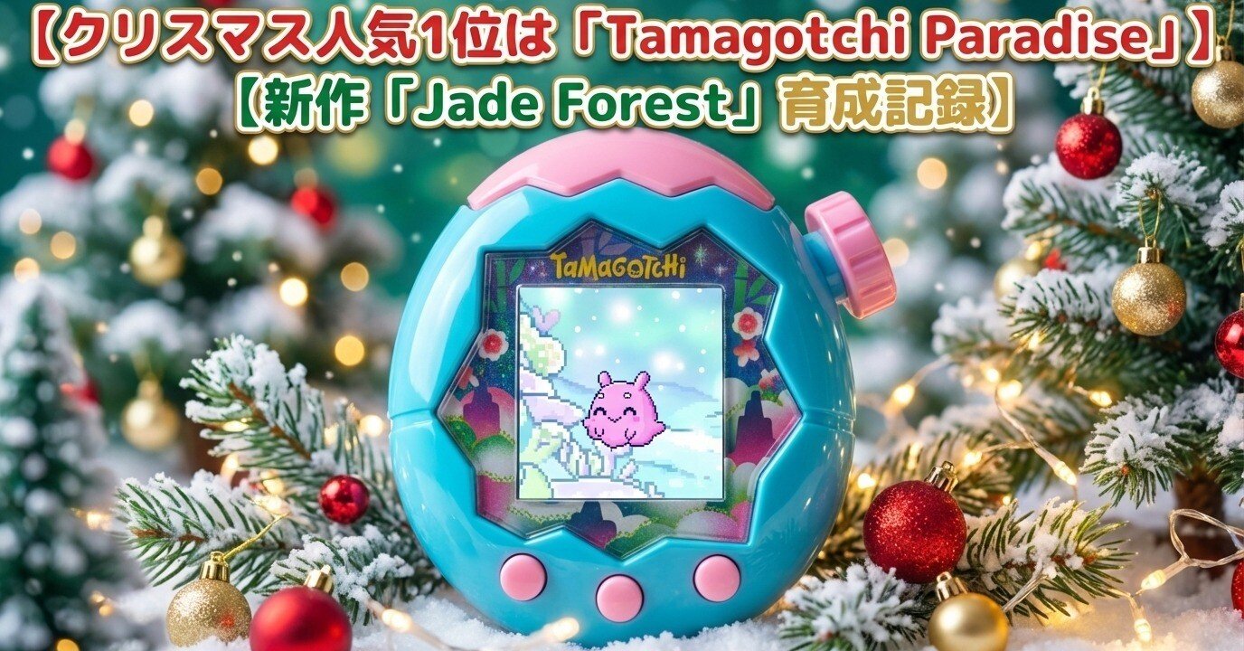 新品未使用　たまごっちパラダイス　クリスマスプレゼント　ジェイドフォレスト 新品未使用 たまごっちパラダイス クリスマスプレゼント ジェイド
