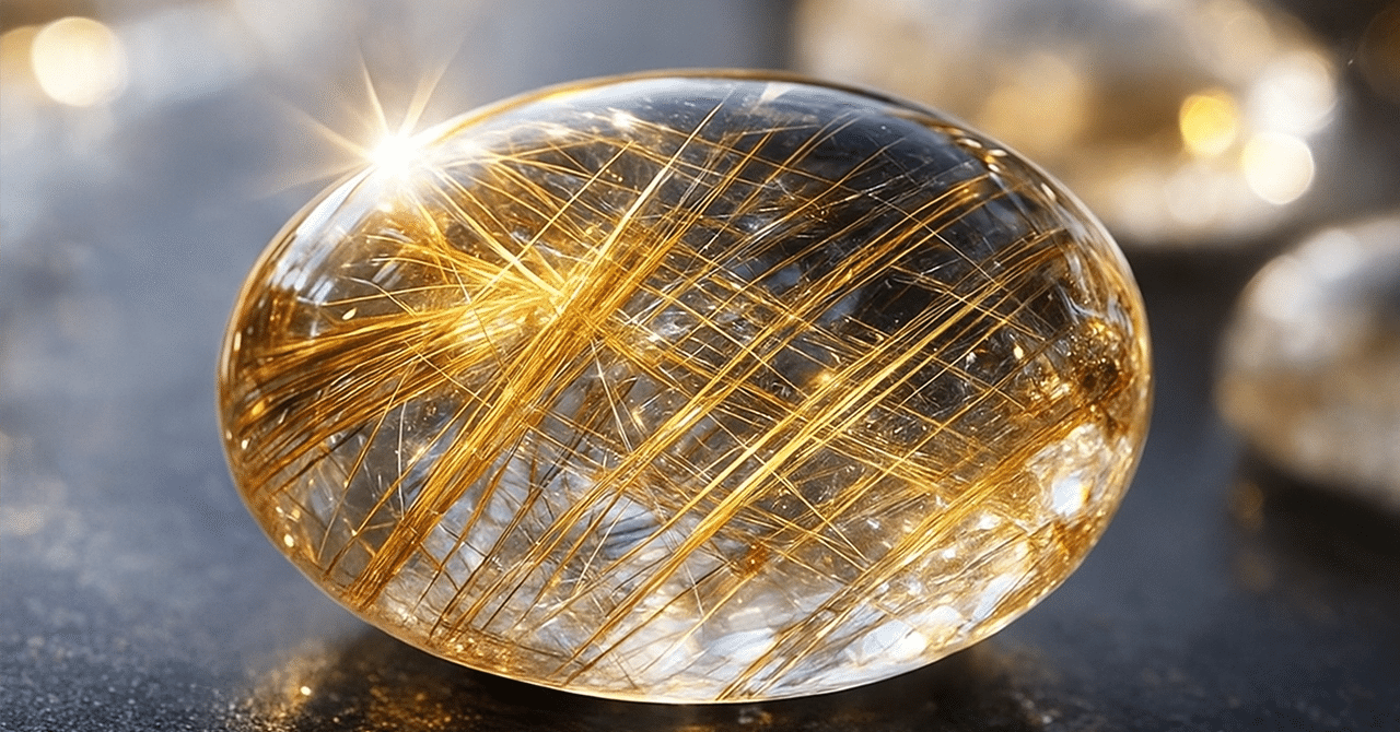 ルチルクォーツ 天然石　金運 ルチルクォーツと金運と仕事運 輝く人生を引き寄せるパワーストーン