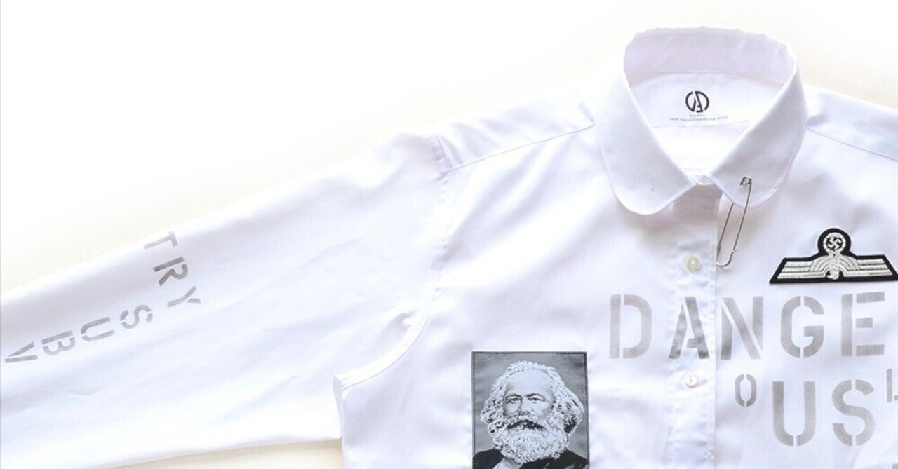 アナーキーシャツ048 -white riot：t.n.A.f.t.初の「DCTL」。｜t.n.A.f.t.