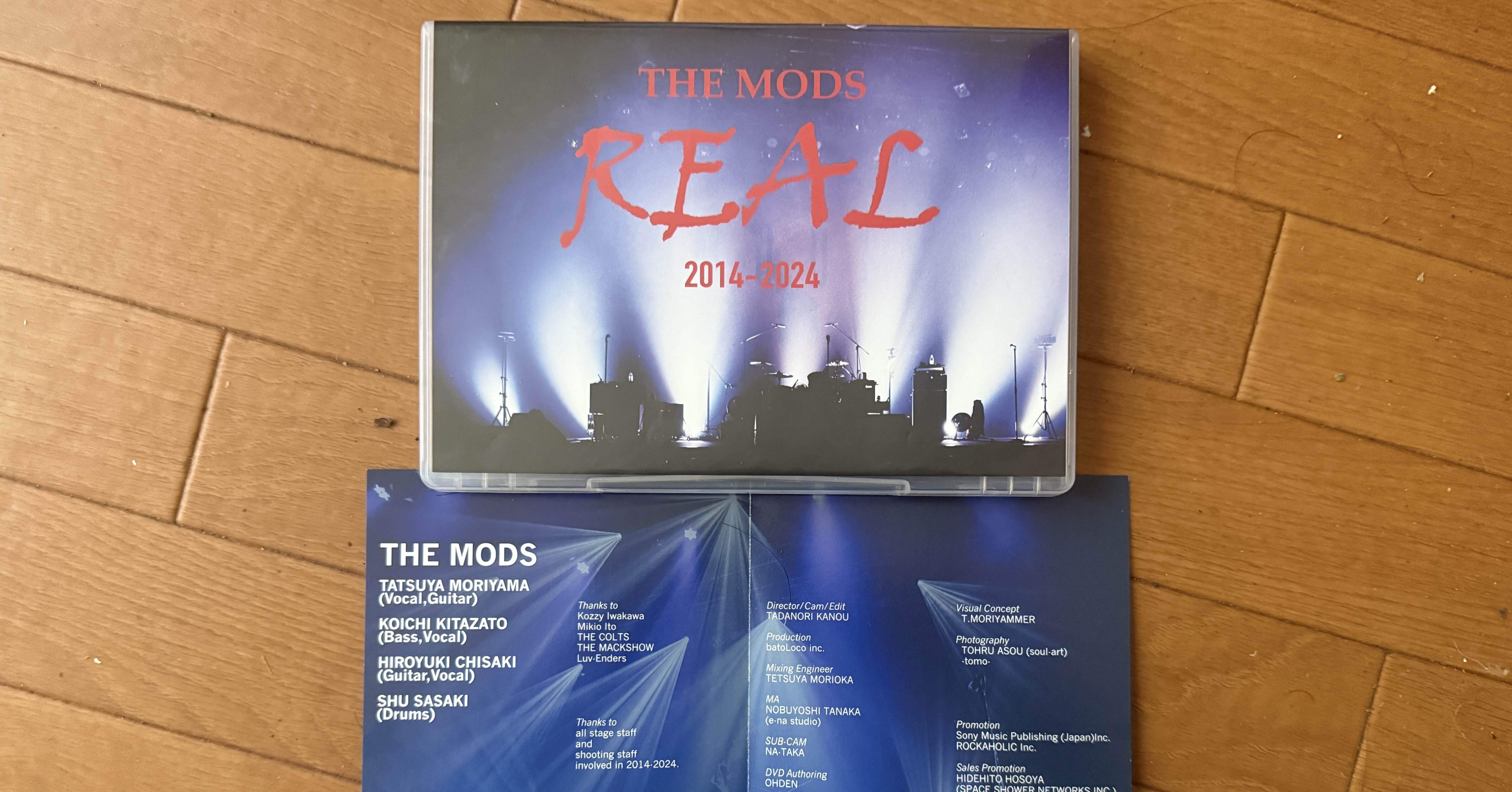 THE MODS ドキュメンタリーDVD「REAL」 ｜kouji_ramone（イリーガル