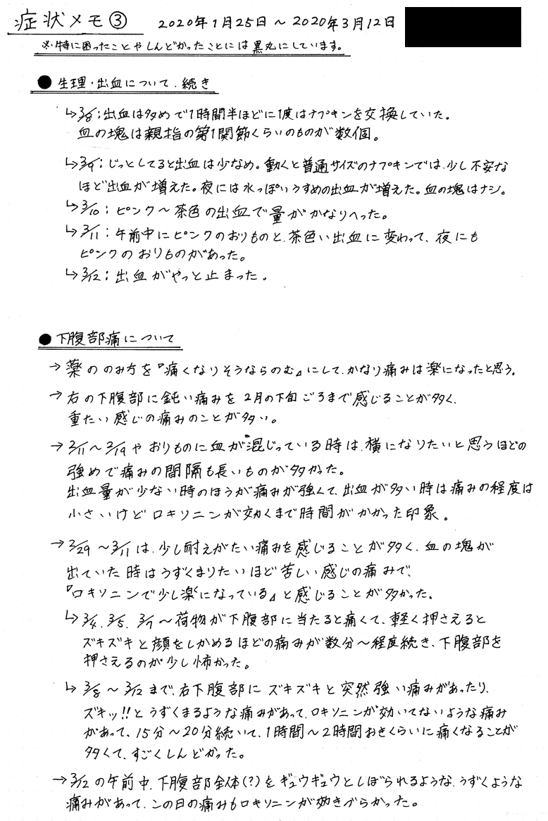 子宮筋腫と卵巣嚢腫を取ってきた 番外編 Another Episode 9 最近のこと Jun Note