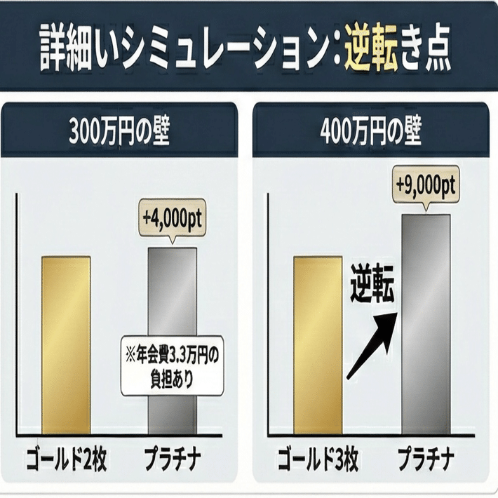 徹底検証】プラチナプリファードは解約？ゴールドNL2枚持ちとの損益