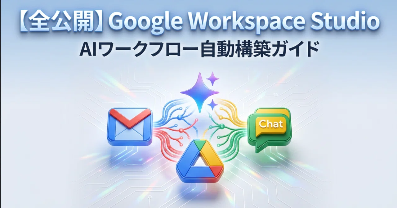 Google Workspace Studio完全解説！ チャットだけでAIワークフローを構築｜わど｜AI界隈のマスコット