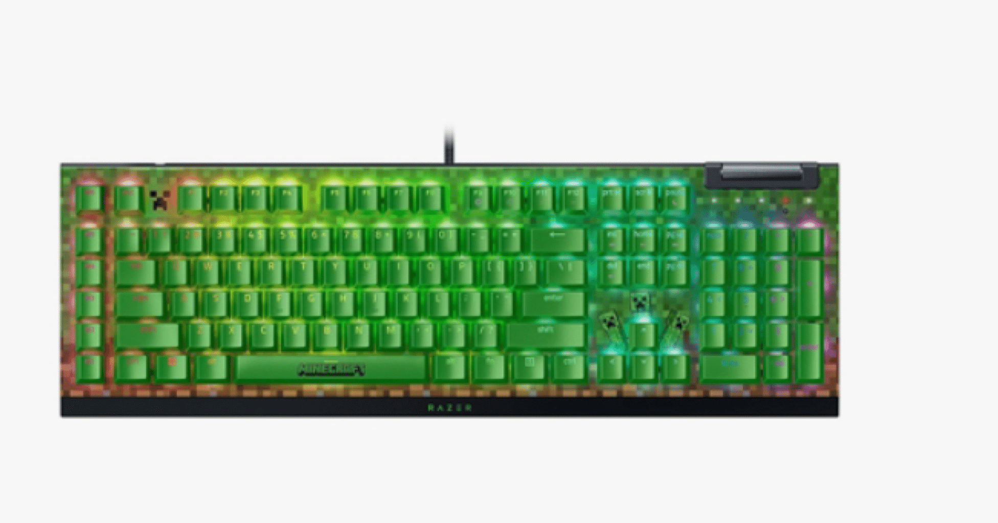 Razer BlackWidow V4 X Minecraft EditionMinecraft ゲーミング